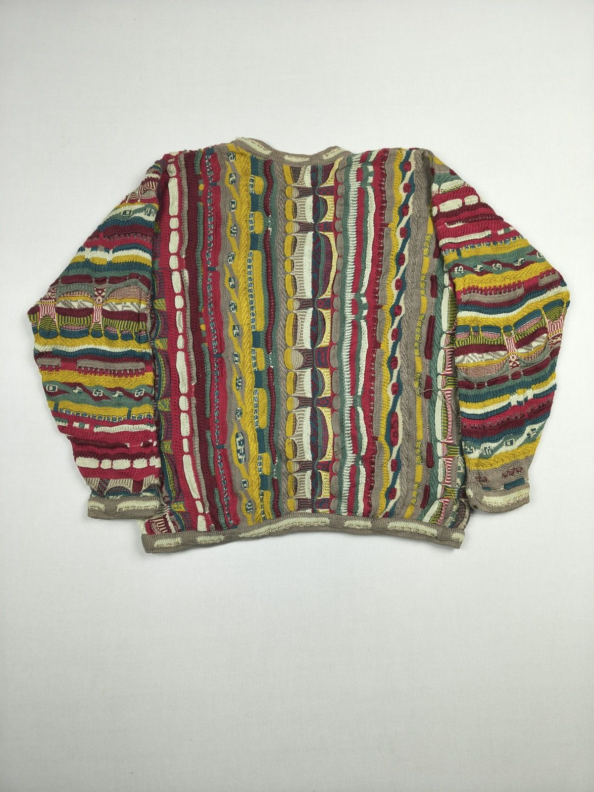 Coogi Coogi Youth Earthtone Knit Sweater (055) Size US S / EU 44-46 / 1 - 2 Thumbnail