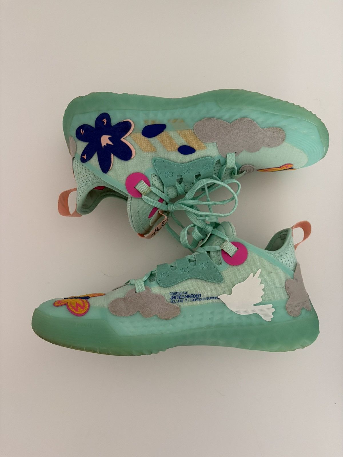 Adidas Adidas Harden Vol. 5 Futurenatural Clear Mint Size US 7.5 / EU 40-41 - 4 Thumbnail