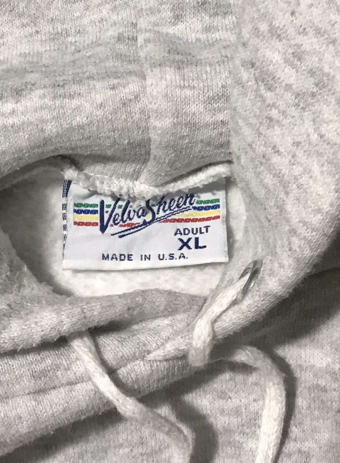 Velva Sheen × Vintage Velva Sheen XL Gray Hoodie Sweatshirt Stockton State Logo Size US XL / EU 56 / 4 - 5 Thumbnail