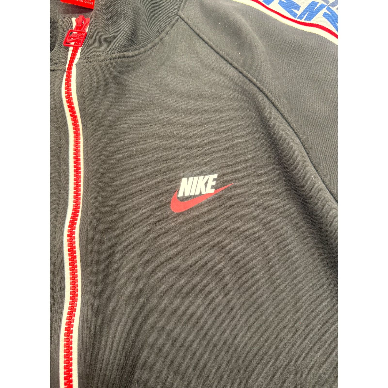 Nike Nike Track Jacket Shirt Men 2XL Black Sportswear Taped Side Stripe AJ2681-010 Size US XXL / EU 58 / 5 - 3 Thumbnail
