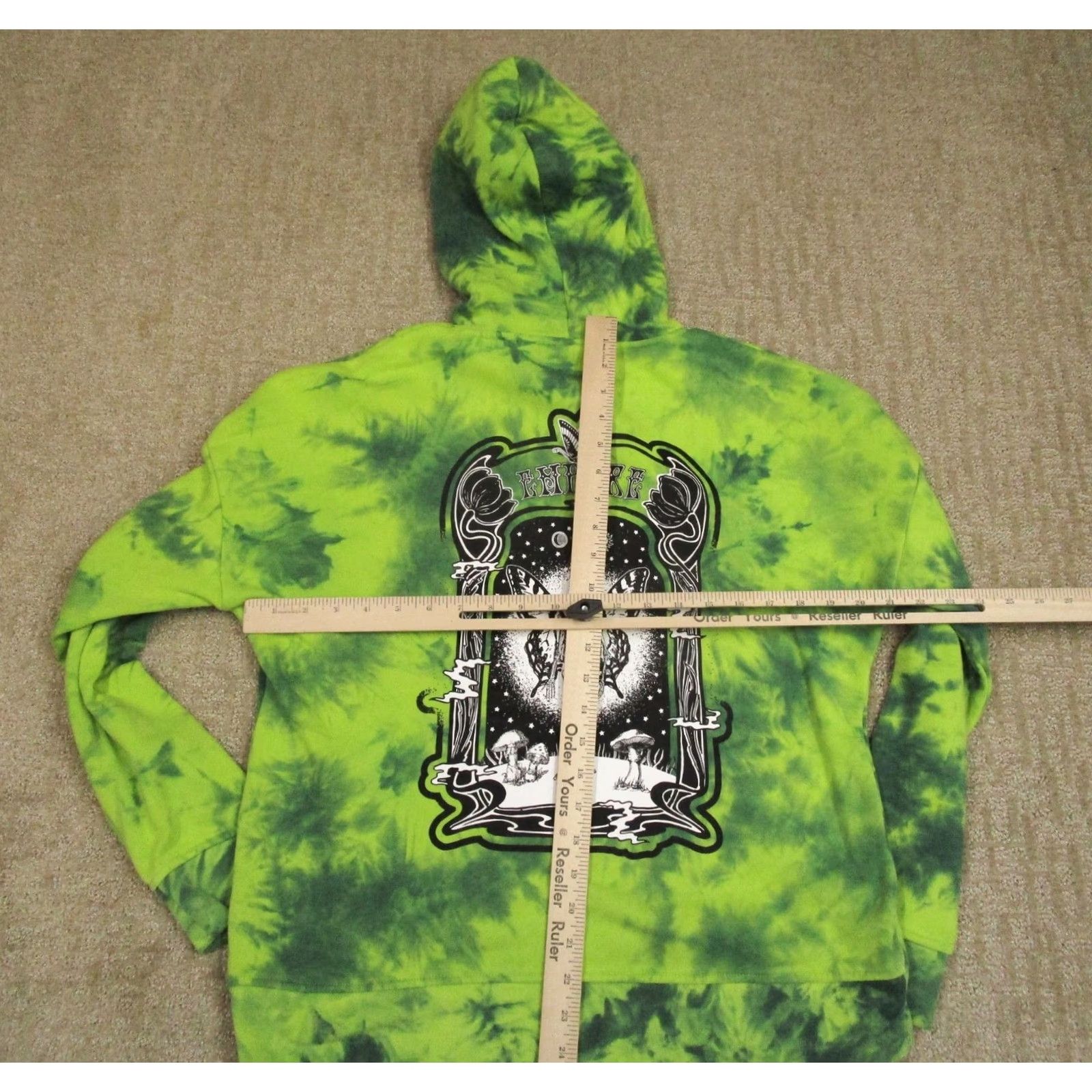 Empyre Empyre Russell Athletic Hoodie Men M Green Knit Logo Pockets Hooded Pullover All Seasons Regular Vintage No Size US M / EU 48-50 / 2 - 6 Thumbnail