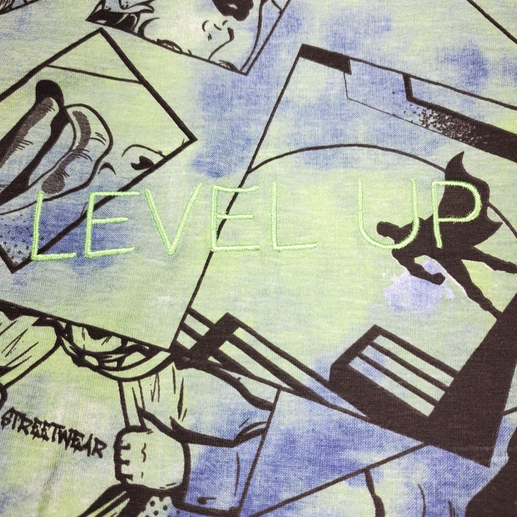 Vintage VINTAGE Original Gravity Level Up Shirt Medium Boom Bang Golden Age Comics NWOT Size US M / EU 48-50 / 2 - 6 Thumbnail
