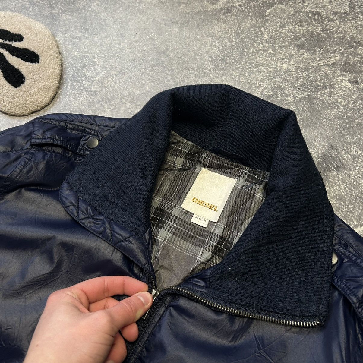 Diesel Luxury Diesel Full Zip Nylon Avantgarde opium y2k jacket Size US M / EU 48-50 / 2 - 6 Thumbnail