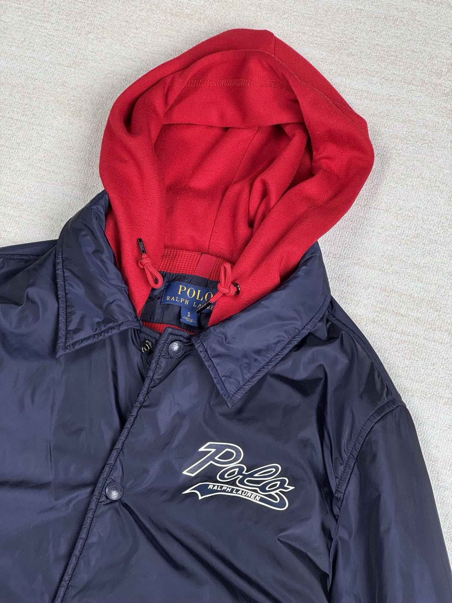 Polo Ralph Lauren thermal lined coach jacket with hood Size US S / EU 44-46 / 1 - 2 Thumbnail