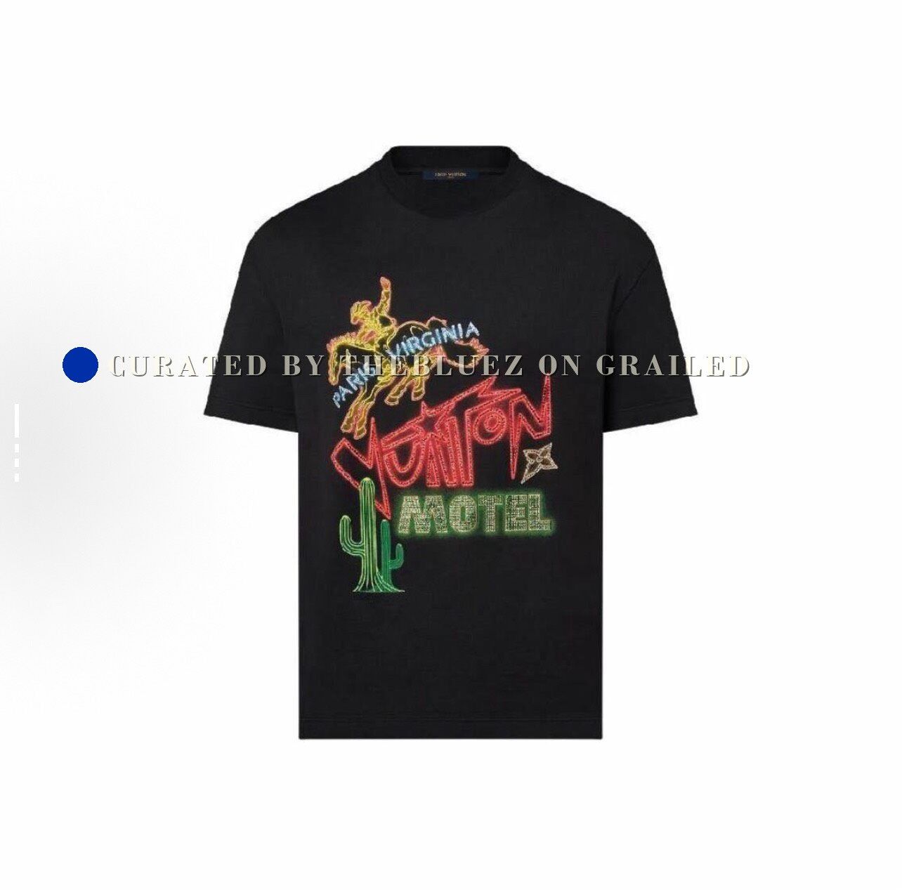 Louis Vuitton Louis Vuitton LV Graffiti Rhinestone Print Tee Size US XXL / EU 58 / 5 - 1 Thumbnail