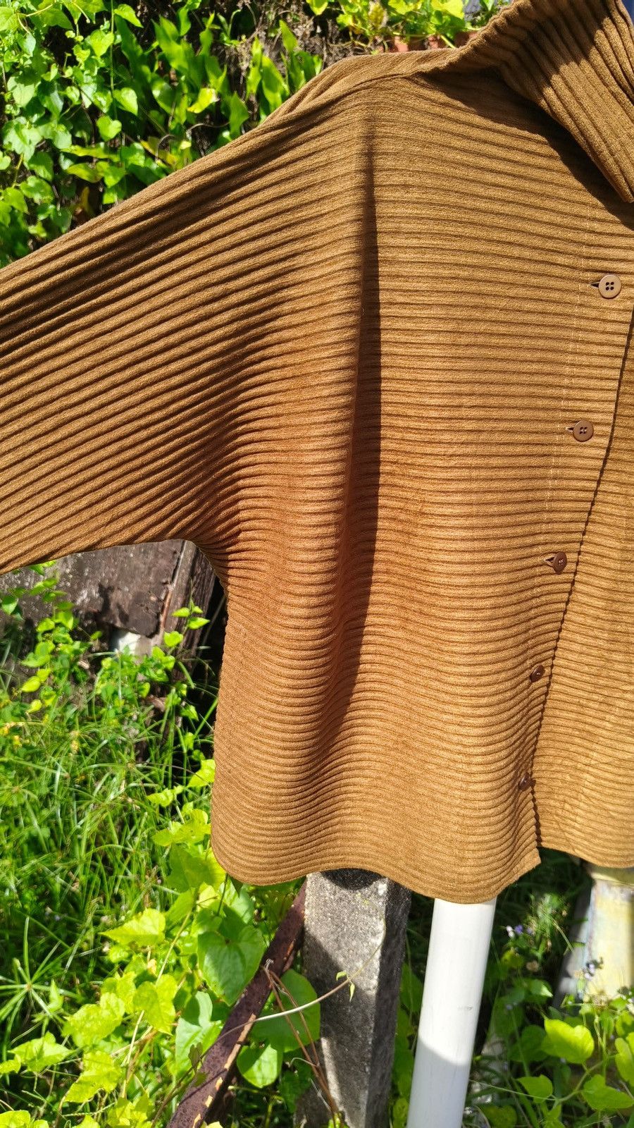 Issey Miyake × Pleats Please Issey Miyake M193J0491 Issey Miyake Me Pleats Cardigan High Neck Size ONE SIZE - 3 Thumbnail