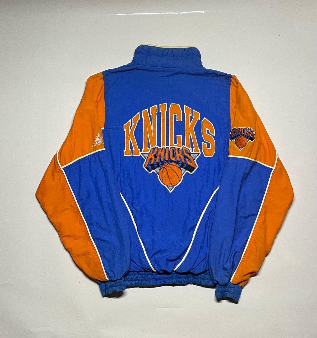 Apex One × NBA Knicks By Apex One NBA Basketball Vintage Windbreaker Jacket Size US L / EU 52-54 / 3 - 4 Thumbnail