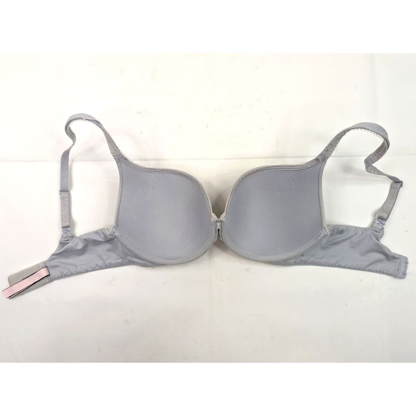 Victoria's Secret Victoria's Secret Body By Victoria Perfect Shape Bra 34D Dusty Blue Glitter Shirt Women's 34D Dusty Blue Glitter Size ONE SIZE - 5 Thumbnail