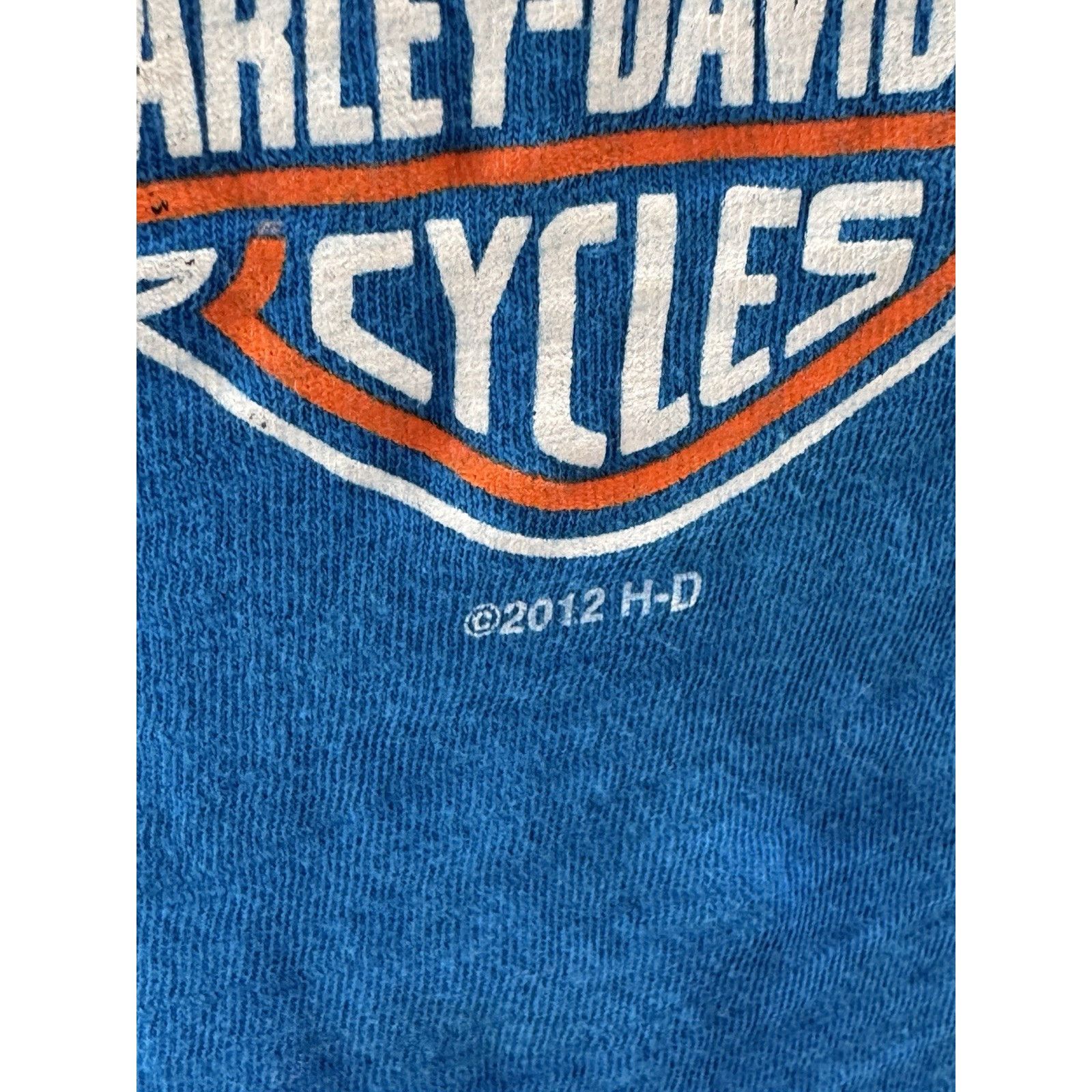 Harley Davidson Harley Davidson Motorcycle Women's Knoxville West Sz S Blue Size S / US 4 / IT 40 - 4 Thumbnail