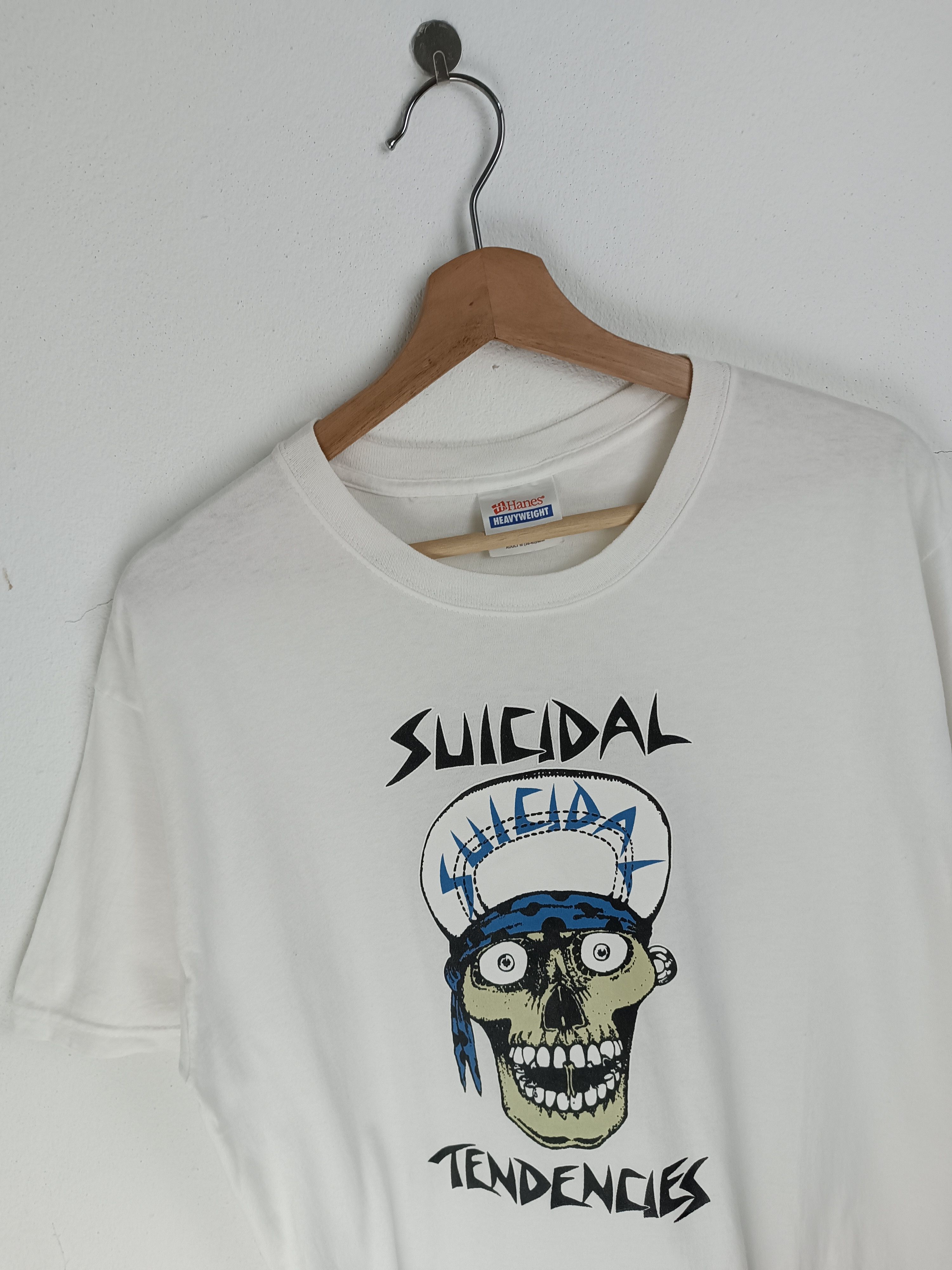 Band Tees VINTAGE 2000s SUICIDAL TENDENCIES THRASH SKULL LOGO TEE Size US M / EU 48-50 / 2 - 5 Thumbnail