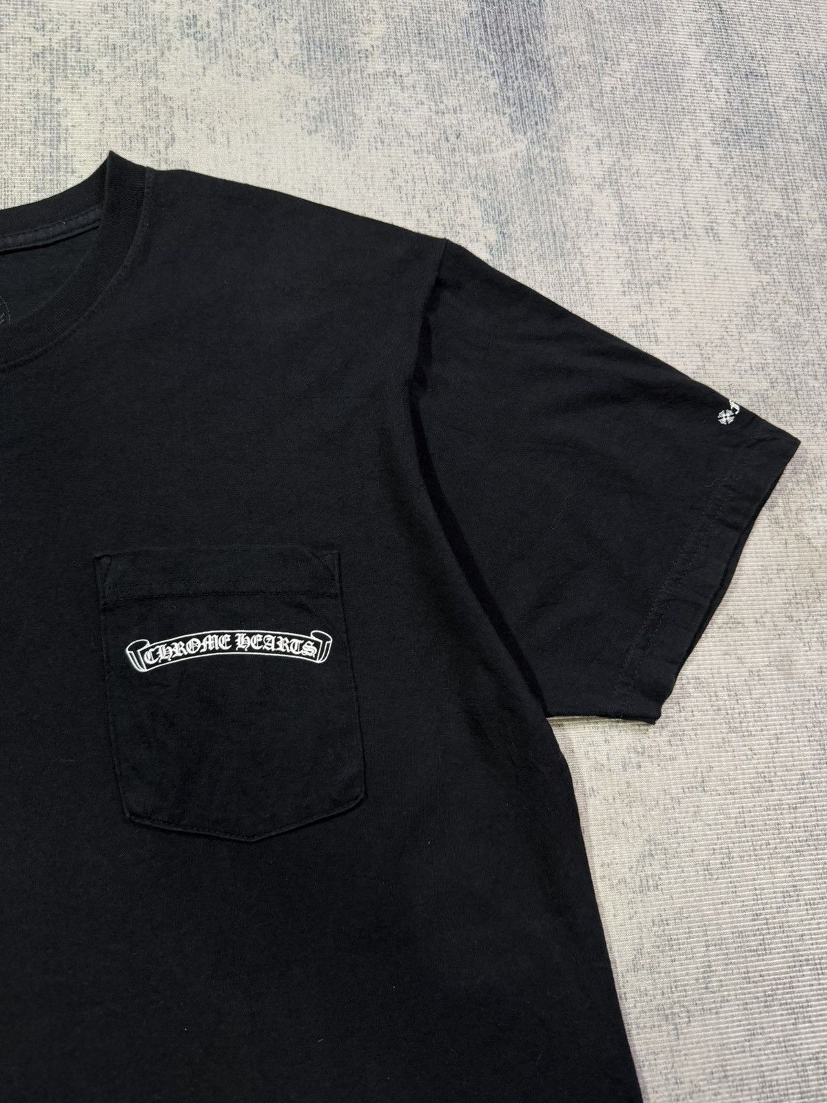 Chrome Hearts Chrome Hearts - Scroll Tee Size US L / EU 52-54 / 3 - 6 Thumbnail