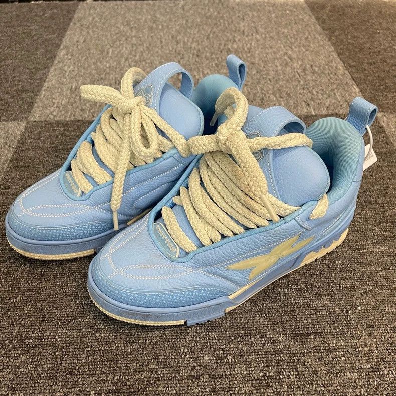 Louis Vuitton Louis Vuitton Porcelain Blue Skateboard Shoes Size US 8 / EU 41 - 1 Thumbnail