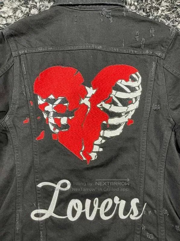 Amiri amiri lovers trucker denim jacket new. Size US XS / EU 42 / 0 - 4 Thumbnail