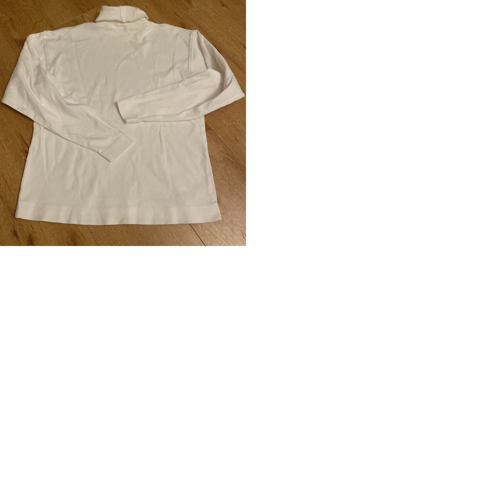 Banana Republic VINTAGE Banana Republic Y2K Knit Turtleneck shirt White Women's Classic Small Preppy Pullover Knit Sweater Women Size S / US 4 / IT 40 - 9 Thumbnail