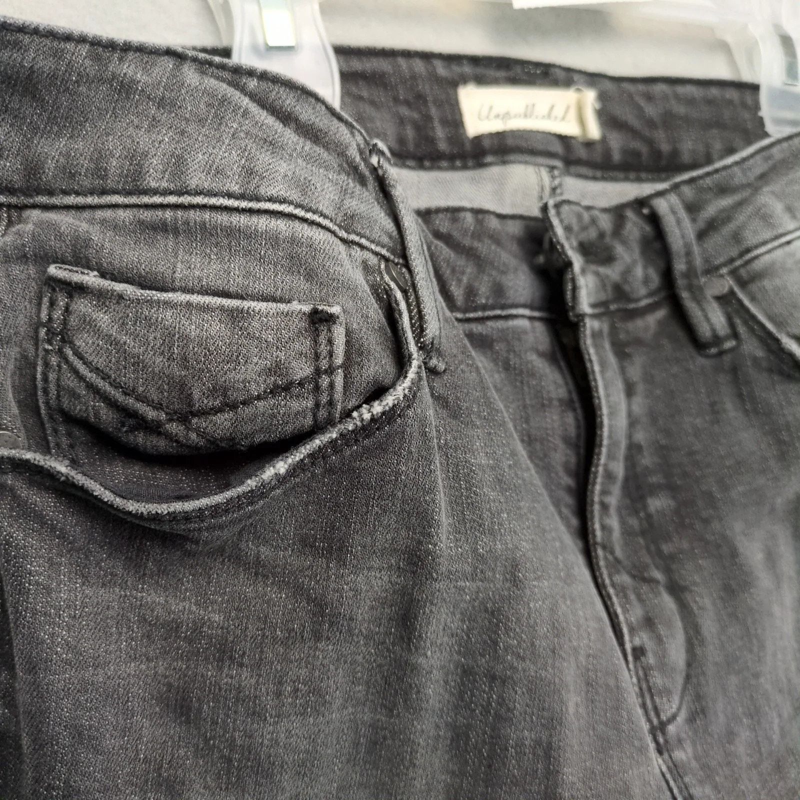 Other Unpublished Black Stretch Skinny Jeans Women's 28x28" Size 28" / US 6 / IT 42 - 10 Thumbnail