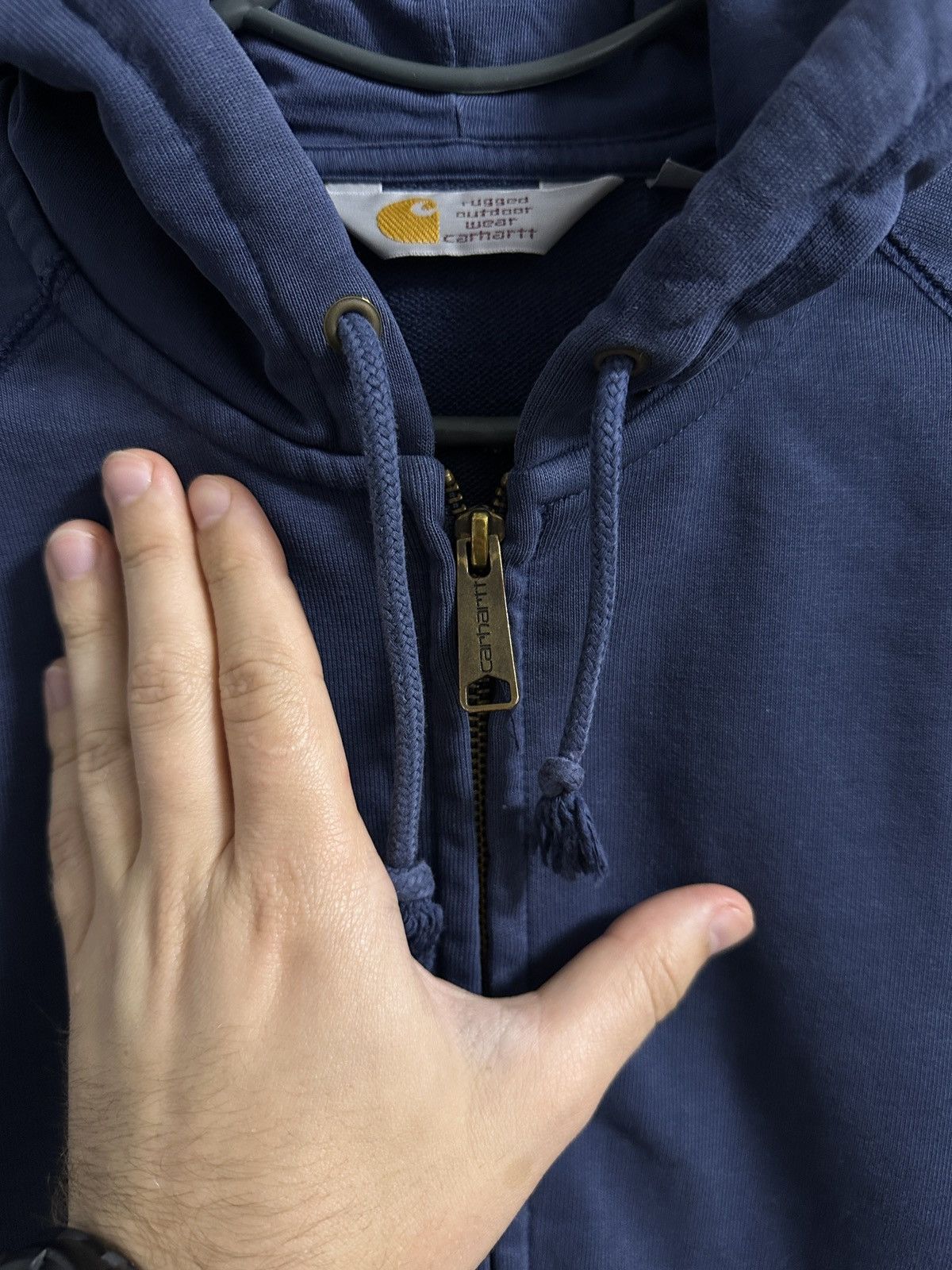 Carhartt Rare Carhartt Hooded Chase LT Zip Jacket Y2K Size US S / EU 44-46 / 1 - 3 Thumbnail
