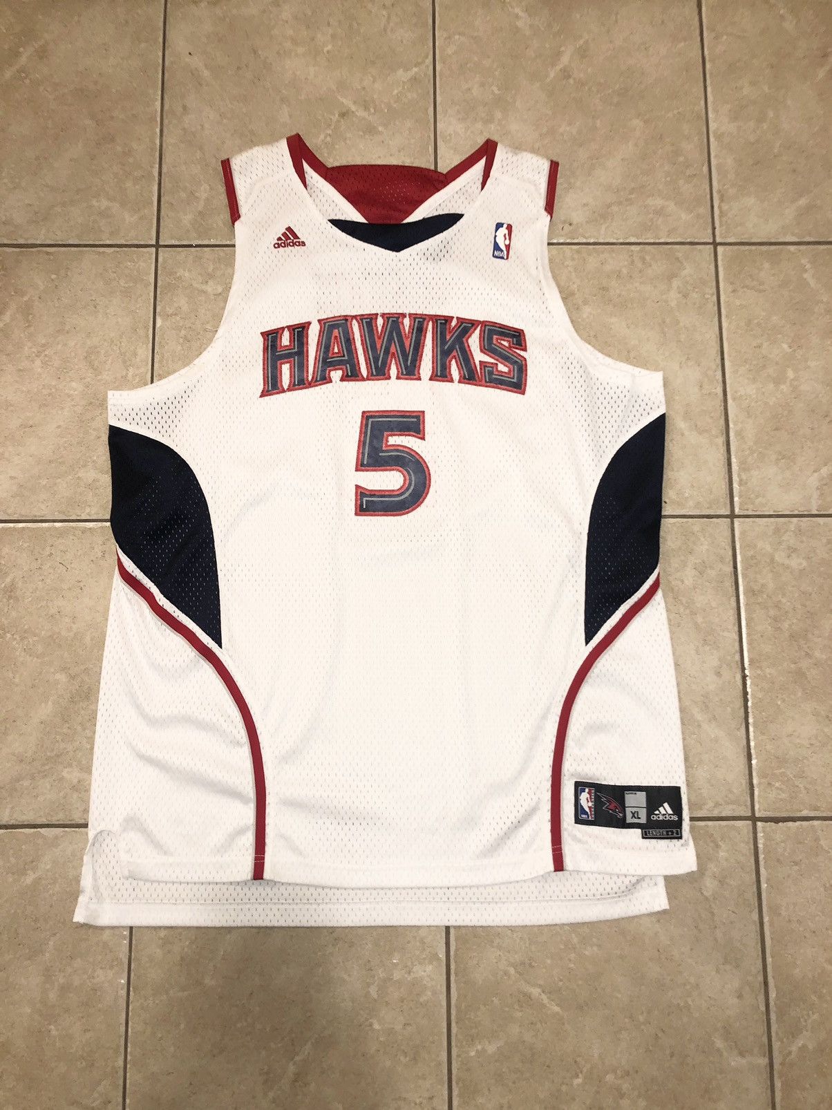 Adidas × NBA Atlanta Hawks Josh Smith Adidas Swingman Home Jersey Size US XL / EU 56 / 4 - 2 Thumbnail