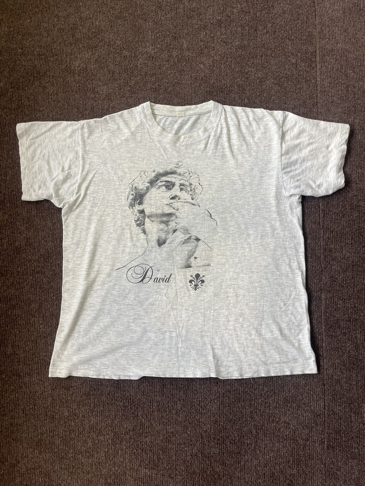 Arts & Science Vintage DAVID big face Art 90’s Tshirt Size US XL / EU 56 / 4 - 4 Thumbnail