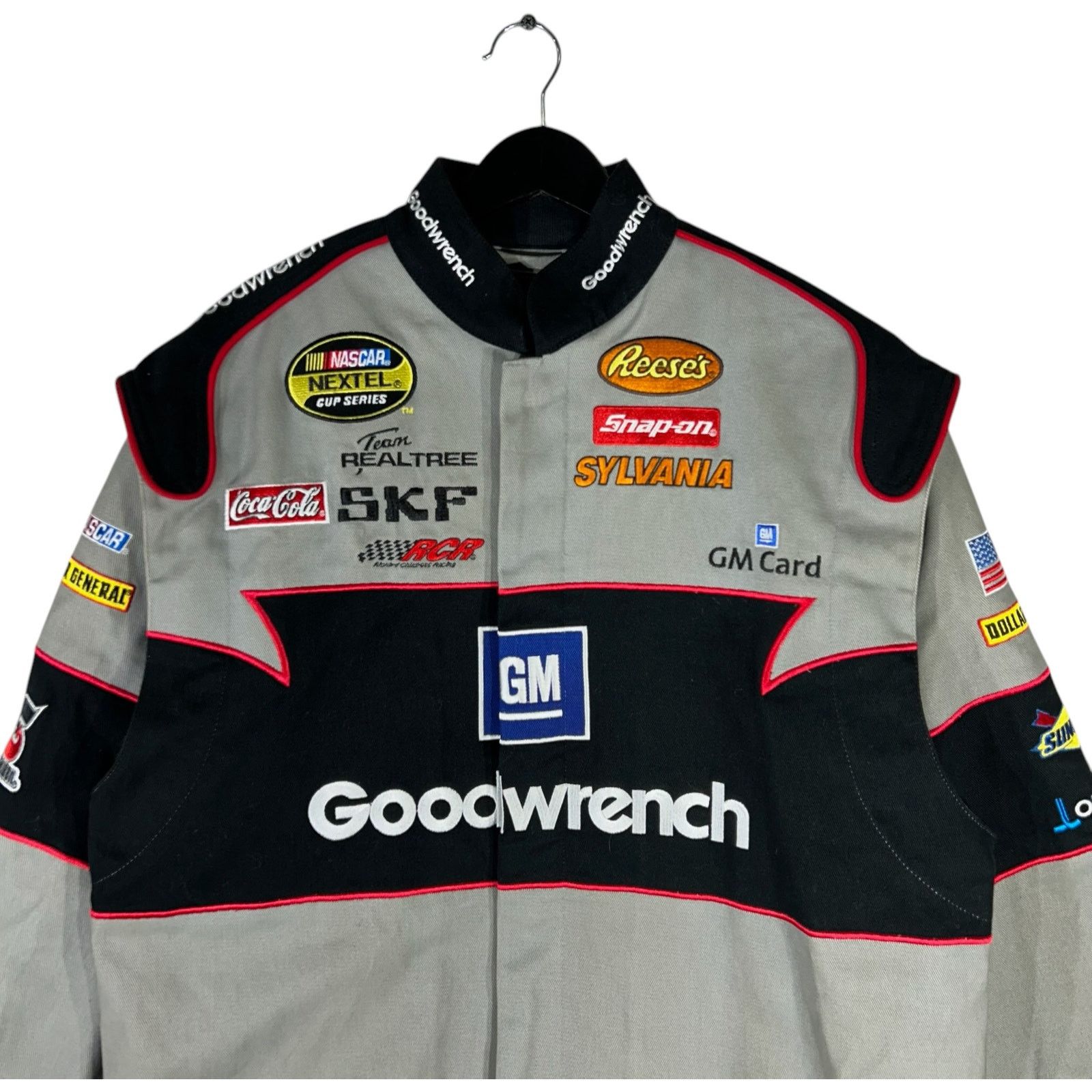 Chase Authentics Vintage Kevin Harvick Goodwrench Patch NASCAR Bomber Jacket Size US L / EU 52-54 / 3 - 2 Thumbnail
