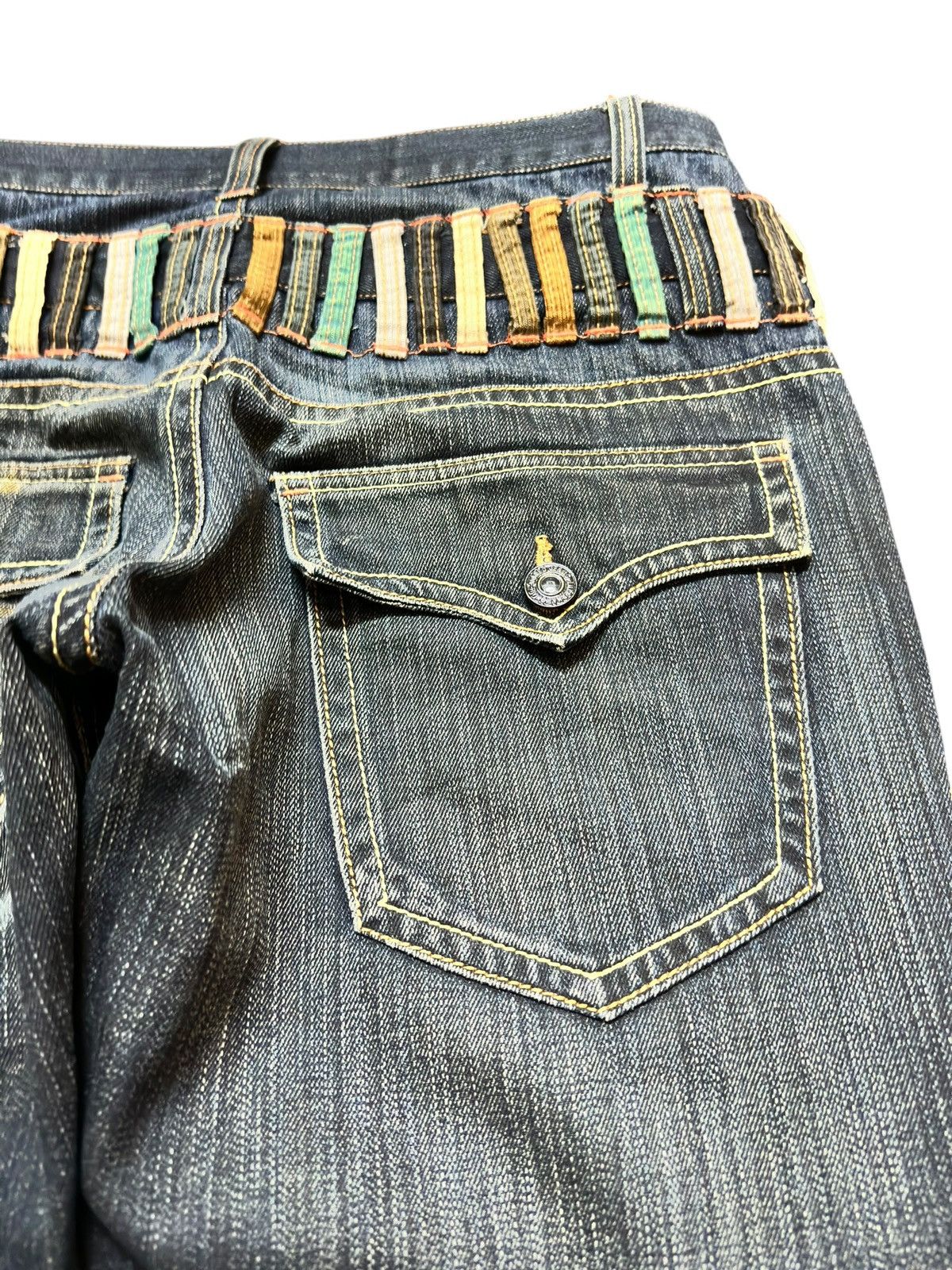 Hysteric Glamour Vintage Blue Spencer Double Waist Clawkmark Denim Size US 32 / EU 48 - 6 Thumbnail
