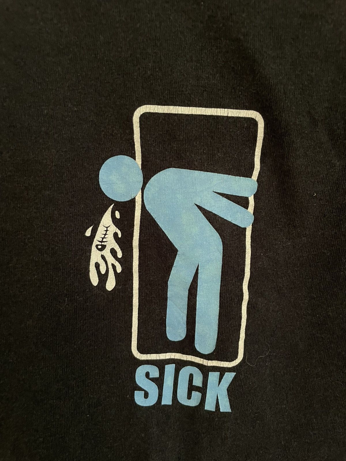 Girl Skateboards Vintage Caution Australia bitch skateboard parody t shirt Size US XL / EU 56 / 4 - 4 Thumbnail