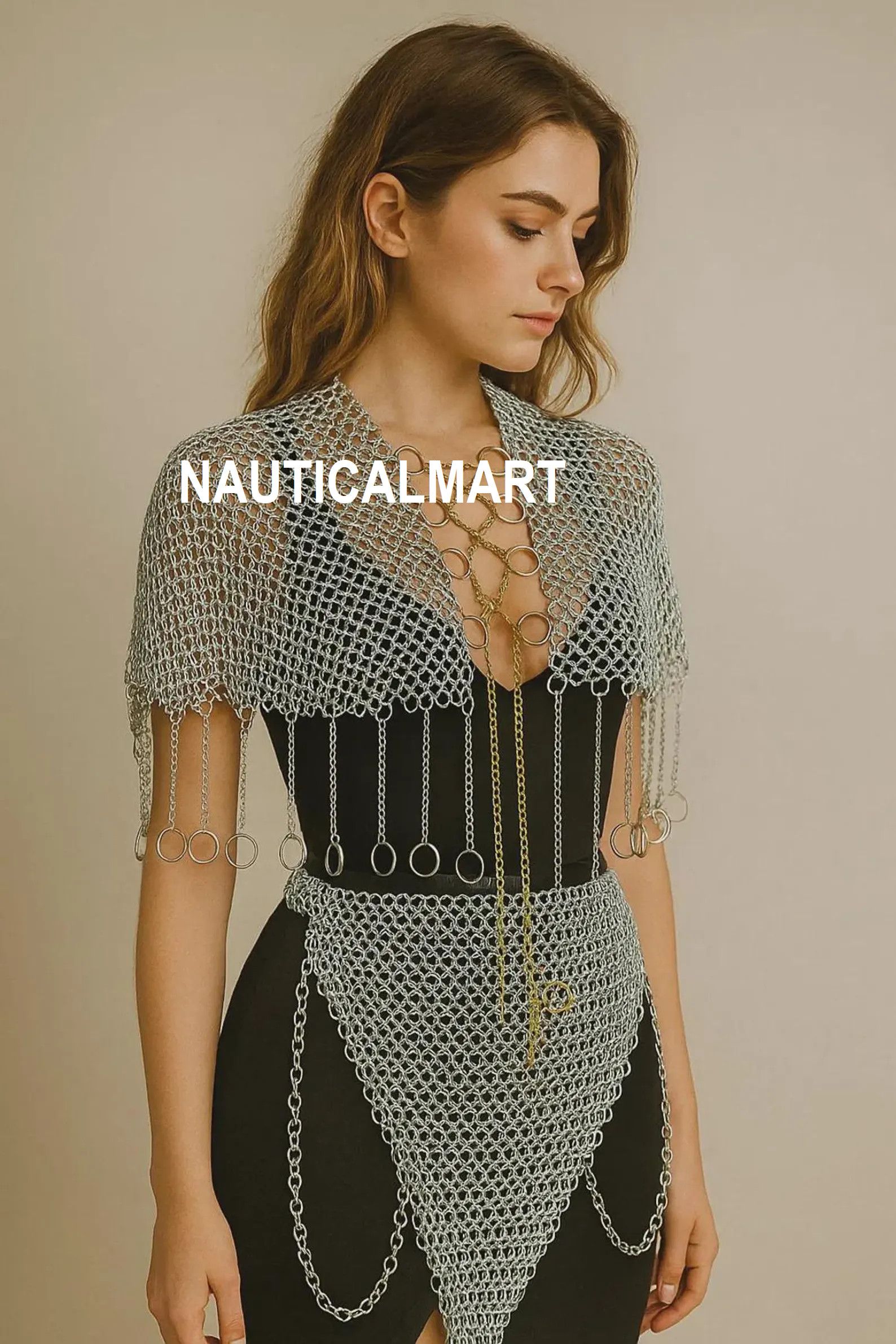 Other Handmade Chainmail Armor Set Size ONE SIZE - 2 Thumbnail