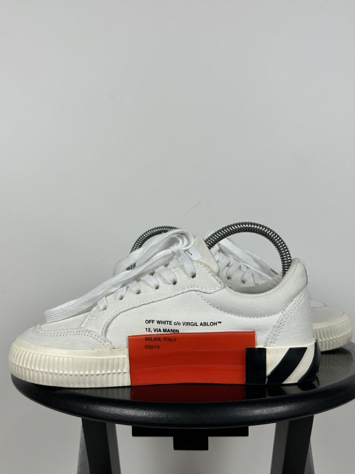 Off-White Off-White Vulcanized Virgil Abloh Low Top Sneakers Size US 7 / IT 37 - 6 Thumbnail