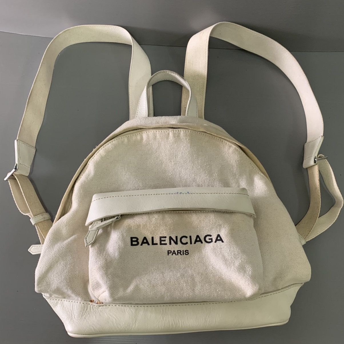 Balenciaga Balenciaga Canvas Backpack Bag Size ONE SIZE - 9 Thumbnail