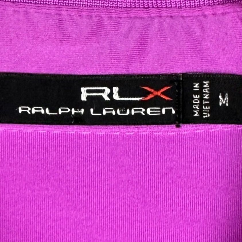 RLX Ralph Lauren RLX Ralph Lauren Polo Shirt Mens M Purple Golf Performance Stretch Short Sleeve Size US M / EU 48-50 / 2 - 4 Thumbnail