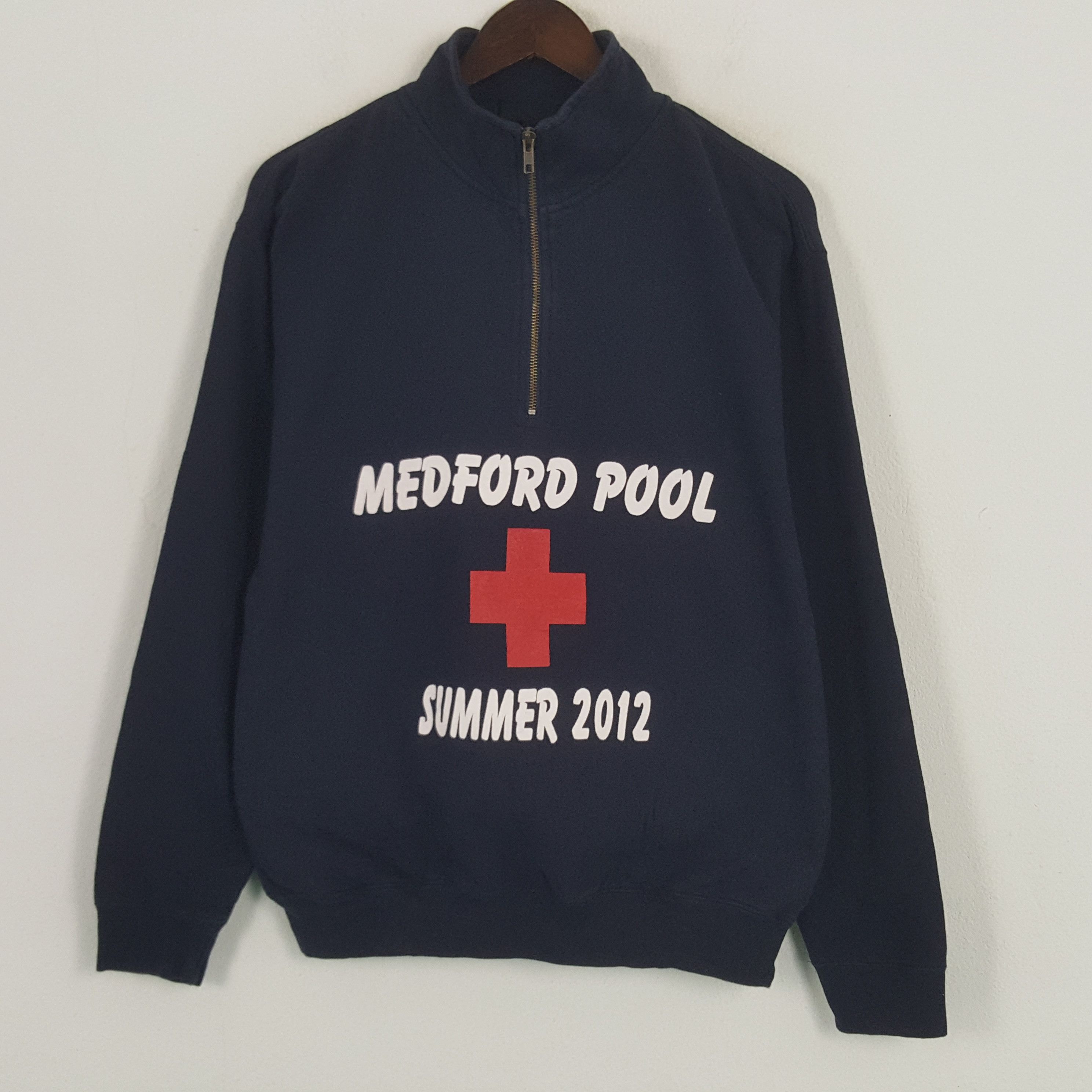 Vintage Vintage Medford Pool + Summer 2012 Sweatshirt Size US M / EU 48-50 / 2 - 1 Thumbnail