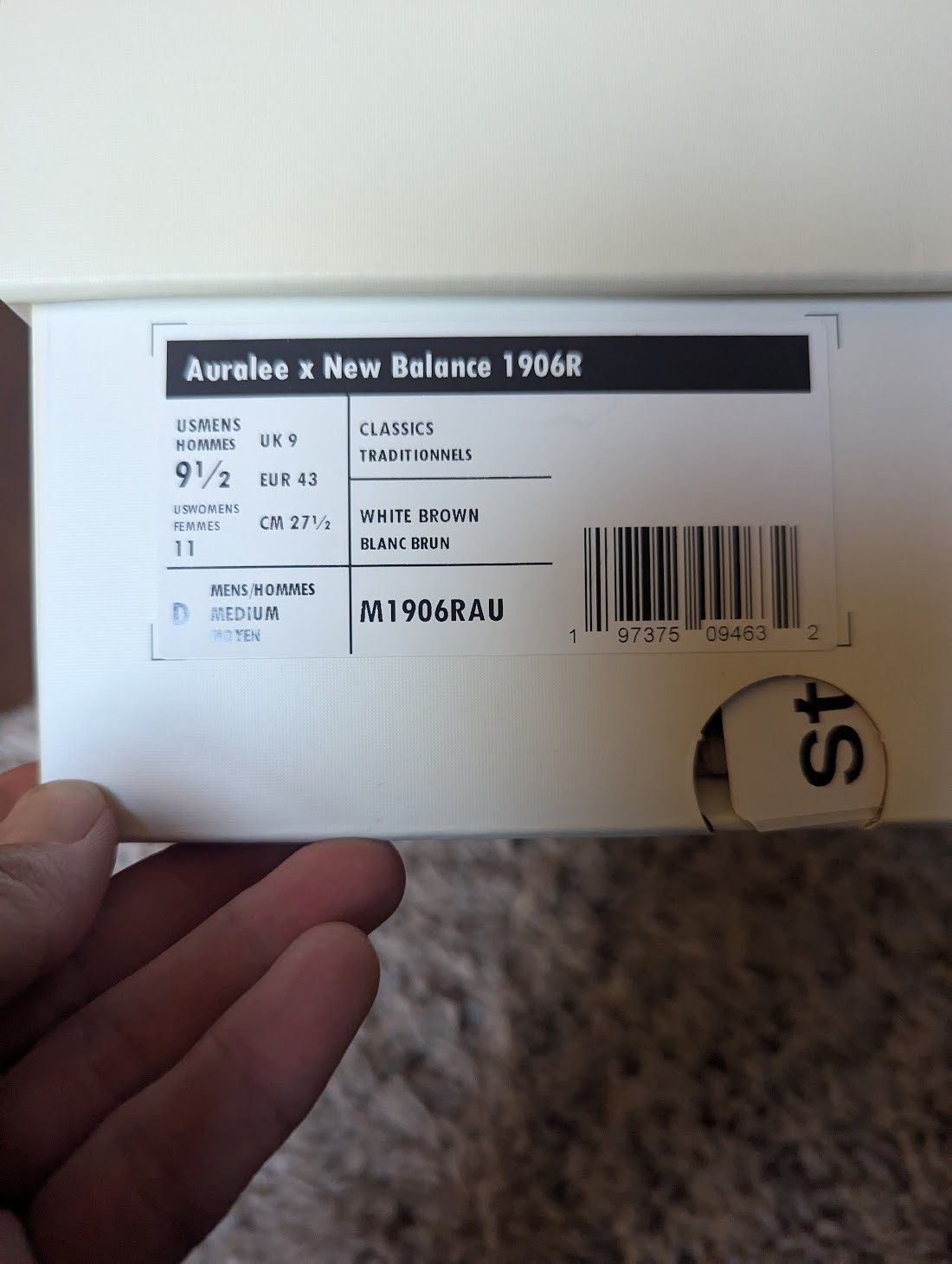 Auralee × New Balance Auralee x New Balance 1906R Bone White Size US 9.5 / EU 42-43 - 3 Thumbnail