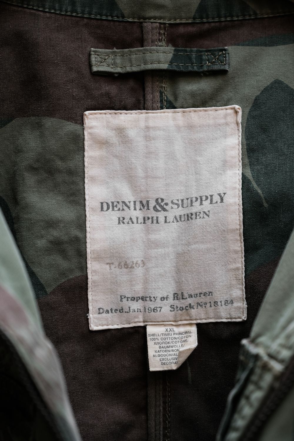 Denim & Supply Ralph Lauren DENIM & SUPPLY Belgium Paratrooper Brushstroke Camo Jacket Size US XXL / EU 58 / 5 - 3 Thumbnail