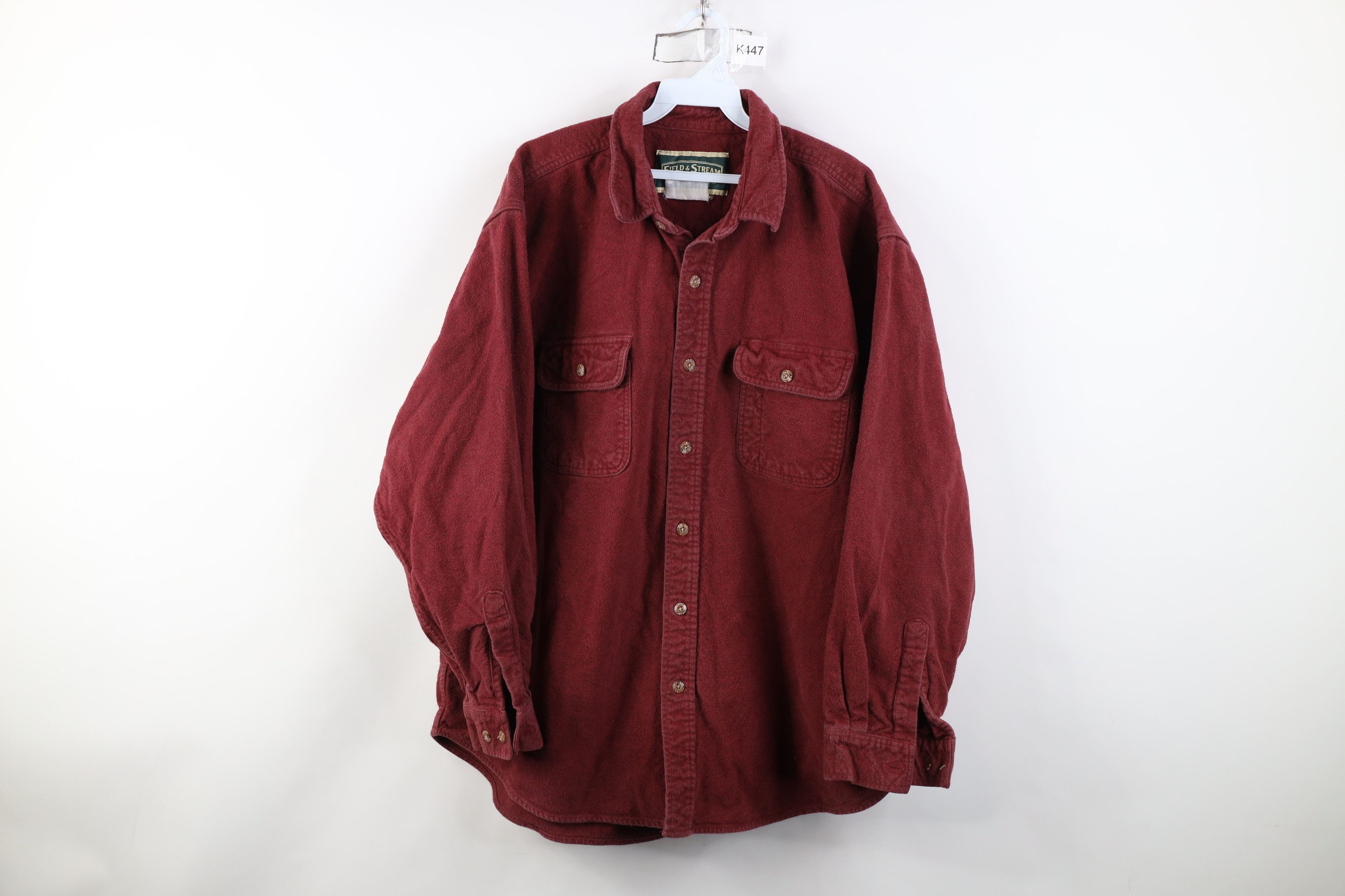Vintage Vintage 90s Streetwear Heavyweight Chamois Cloth Shirt Size US XL / EU 56 / 4 - 1 Thumbnail