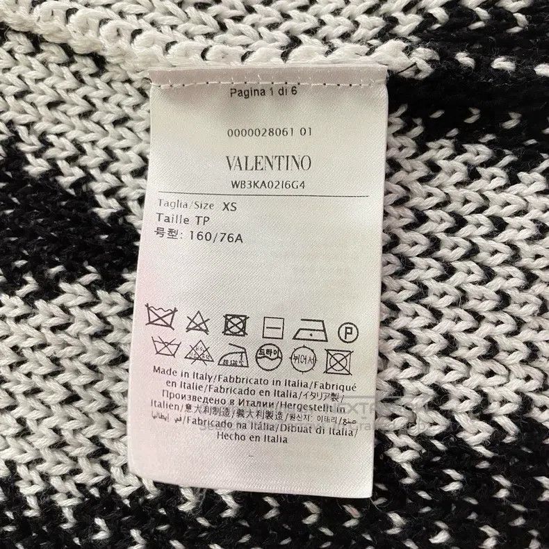 Valentino Valentino Black and white striped cardigan Size XS / US 0-2 / IT 36-38 - 6 Thumbnail