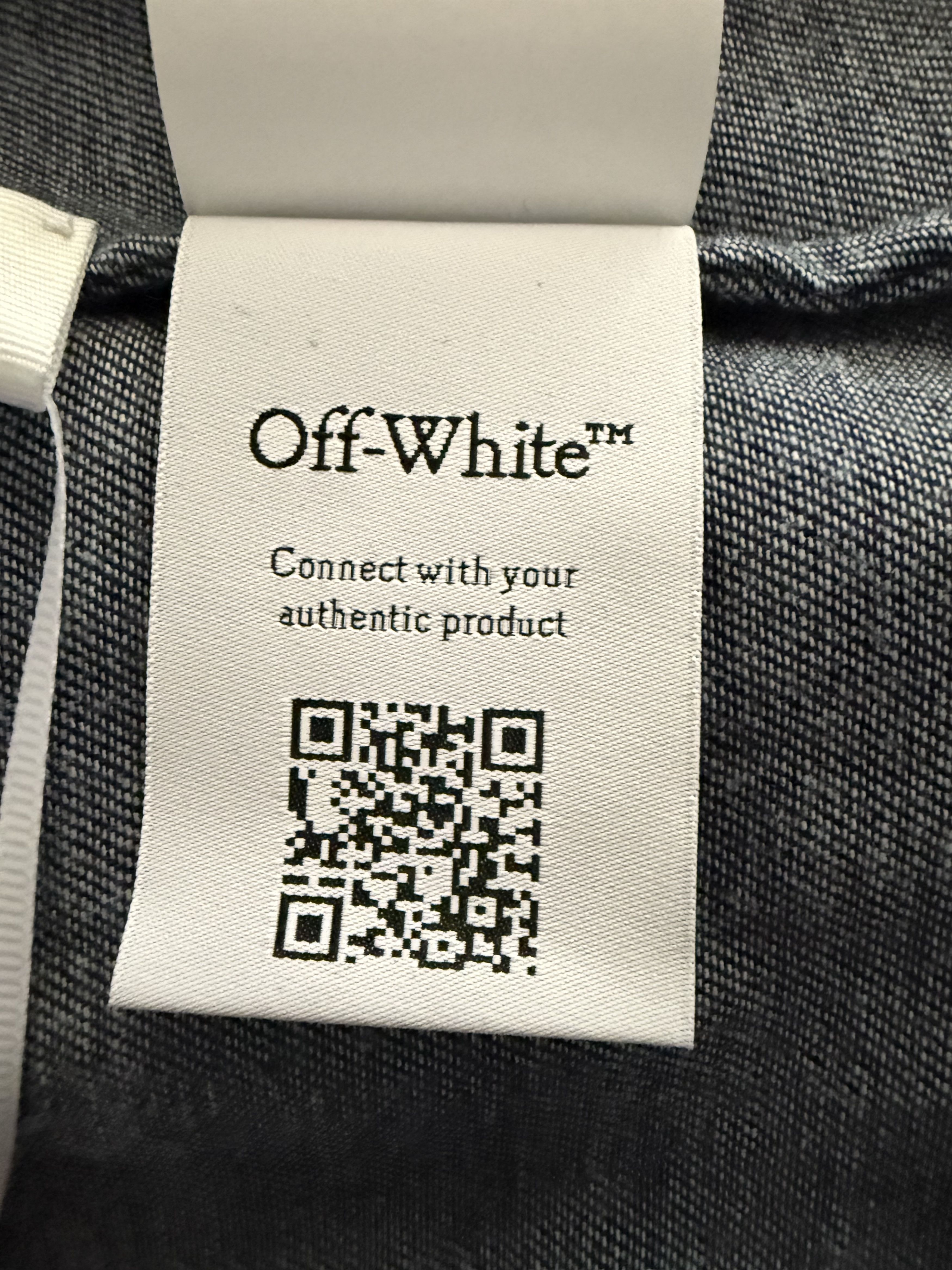 Off-White Runway Ss’23 Body Scan Jeanshemd Mit Kapuze In Blue Size US L / EU 52-54 / 3 - 11 Thumbnail