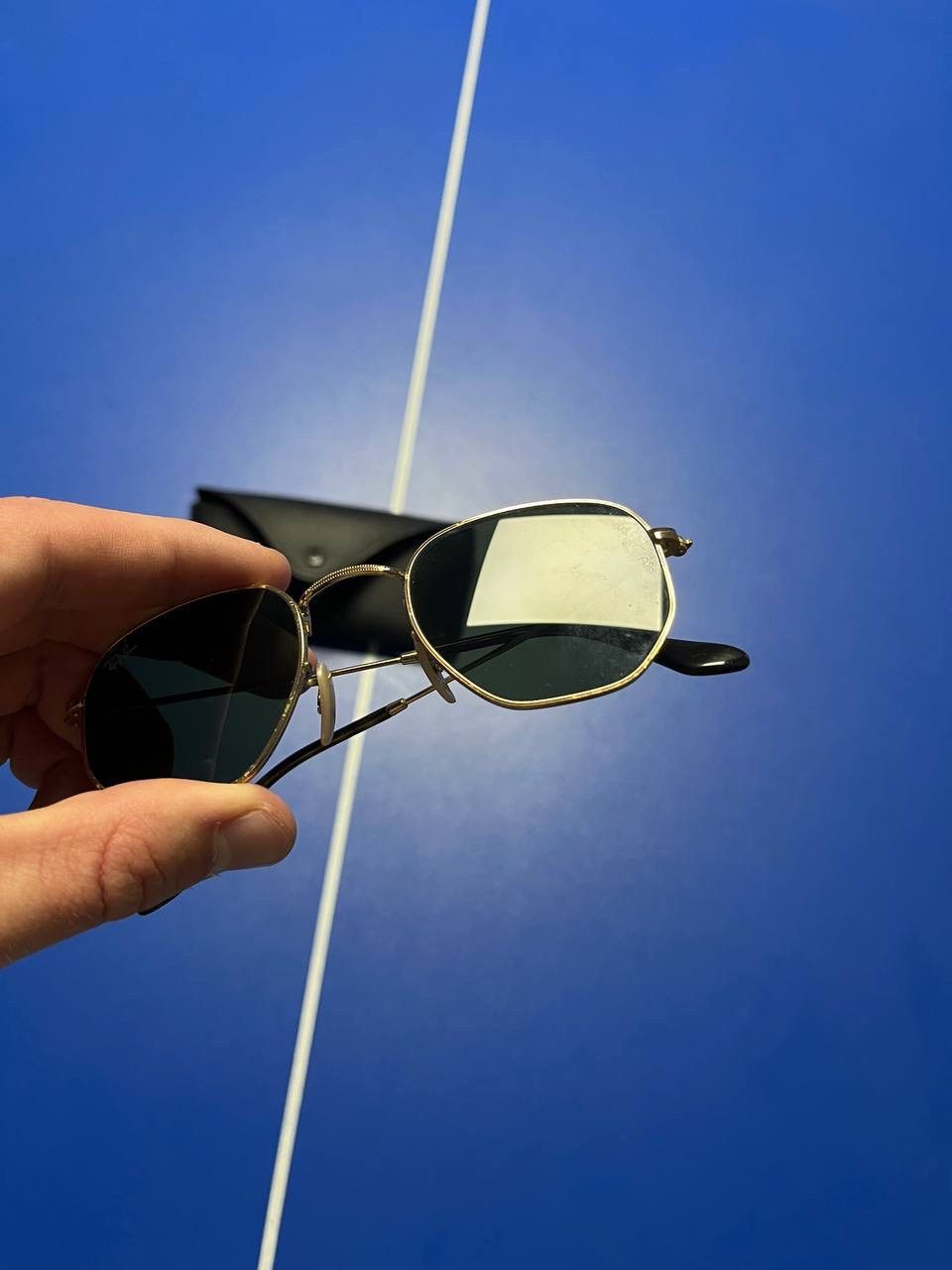RayBan RAY BAN ITALY RB3548-N 51[]21 145 SHINY GOLD LENS SUNGLASSES Size ONE SIZE - 4 Thumbnail