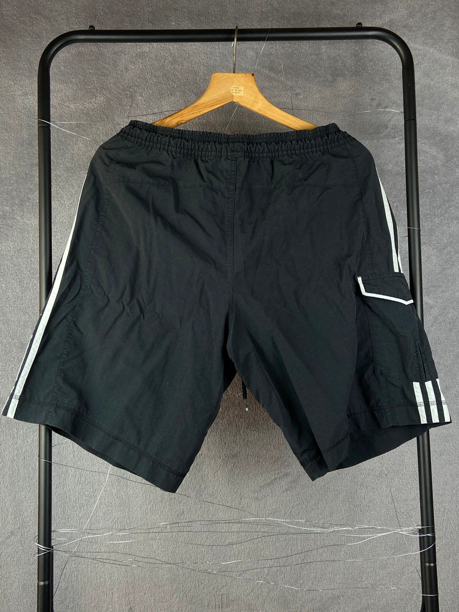 Adidas Adidas shorts black vintage retro streetwear Size 34" / US 12 / IT 48 - 4 Thumbnail