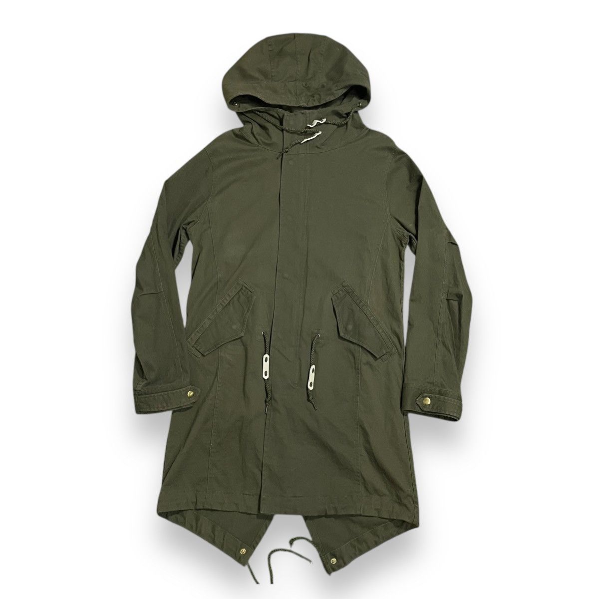 GOA 🇯🇵 SEMANTIC DESIGN PUNK MILITARY HOODIE FISHTAIL PARKA JACKET Size US M / EU 48-50 / 2 - 1 Thumbnail