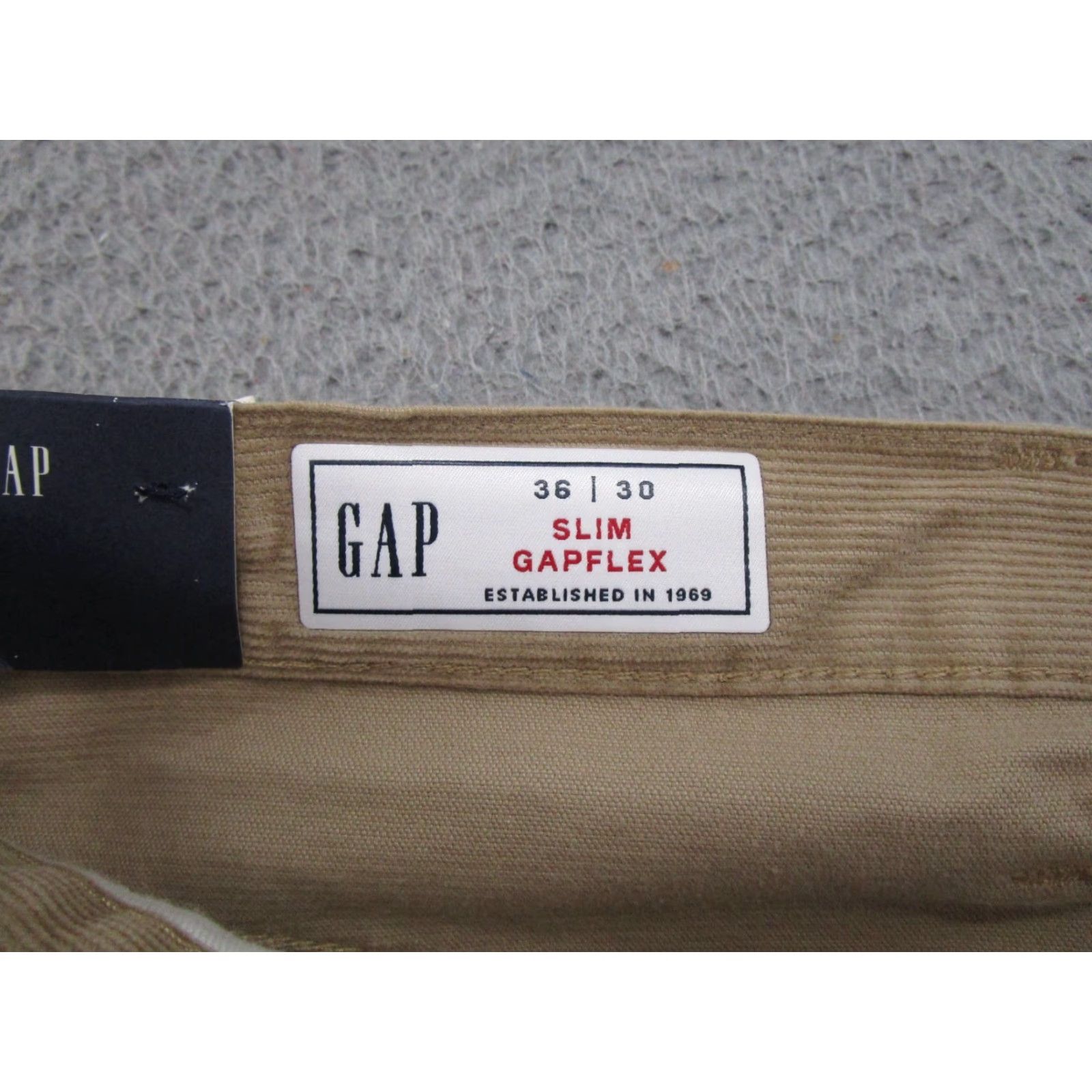 Gap Gap 1969 Corduroy Pants Mens 36x30 Slim Straight Beige Brown NWT Gap 1969 Casual Pants Mens Size US 36 / EU 52 - 3 Thumbnail