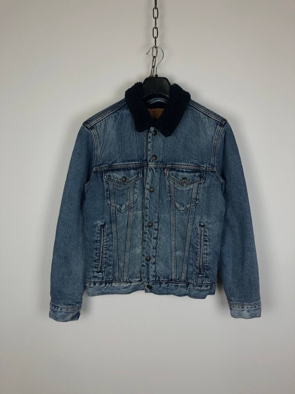 Levi's Levi's Sherpa Denim Jacket Blue size S Size US S / EU 44-46 / 1 - 1 Thumbnail