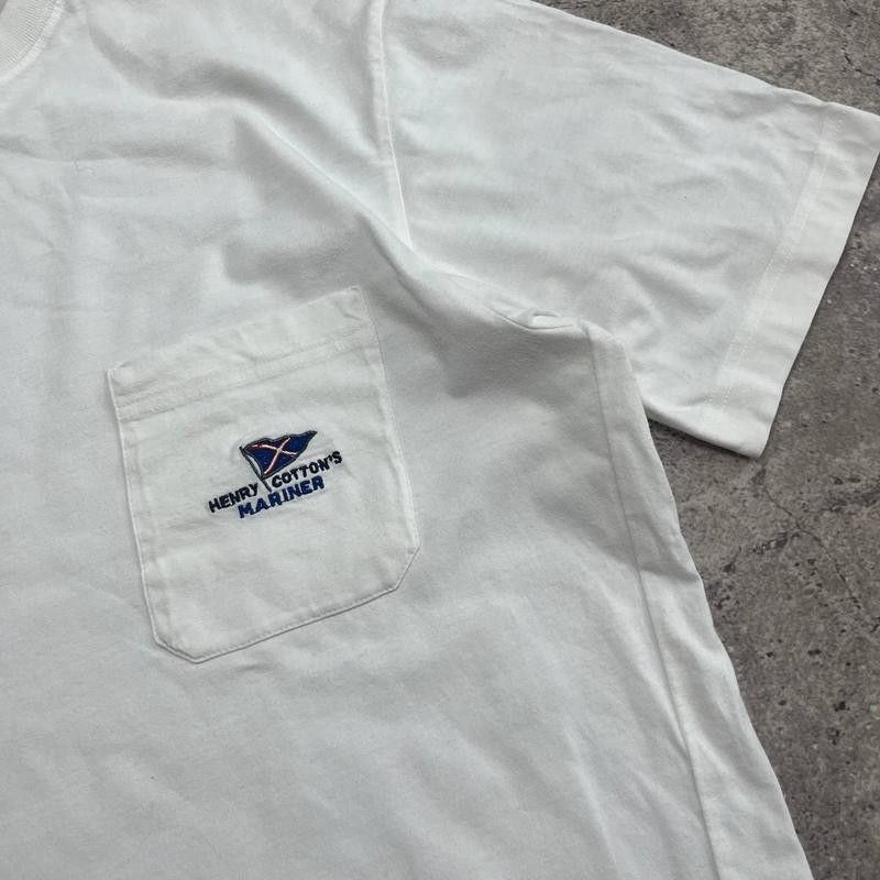 Vintage Vintage Henry Cotton's Mariner White T-Shirt Size L Size US L / EU 52-54 / 3 - 4 Thumbnail
