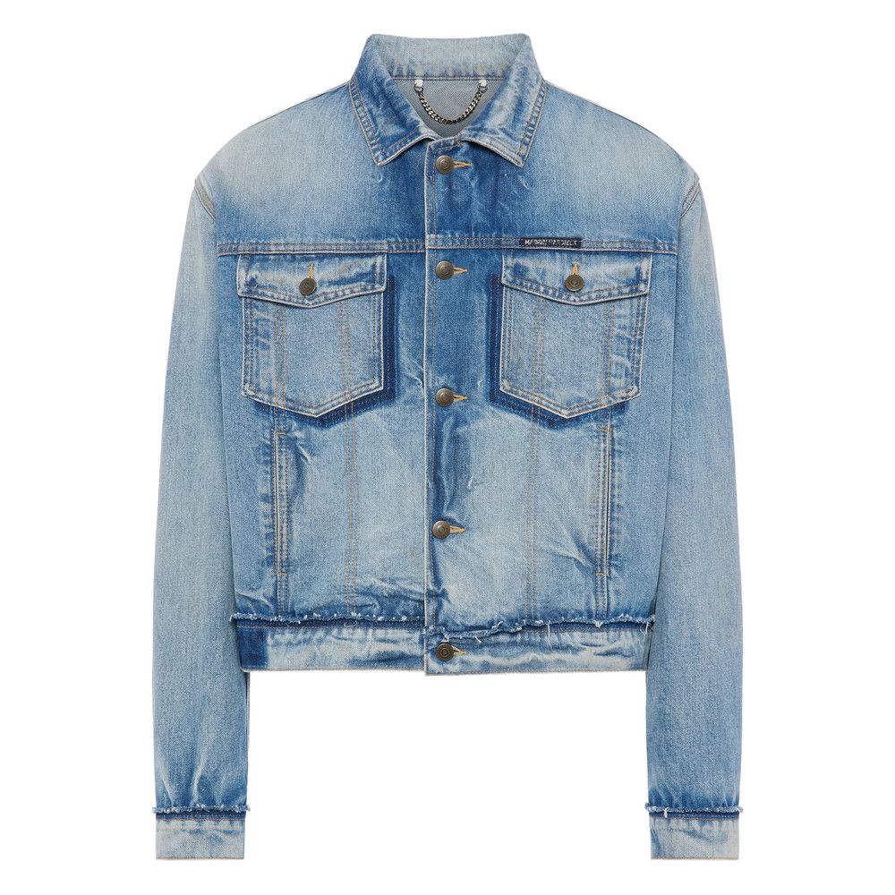 Maison Margiela Maison Margiela BLUE Jackets - Denim Jackets Size US XL / EU 56 / 4 - 1 Thumbnail