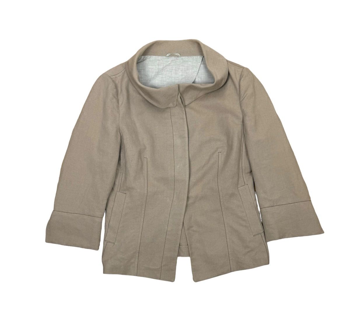 Brunello Cucinelli Brunello Cucinelli Jacket Linen-Cotton 3/4 Sleeve size 44 Size M / US 6-8 / IT 42-44 - 12 Thumbnail