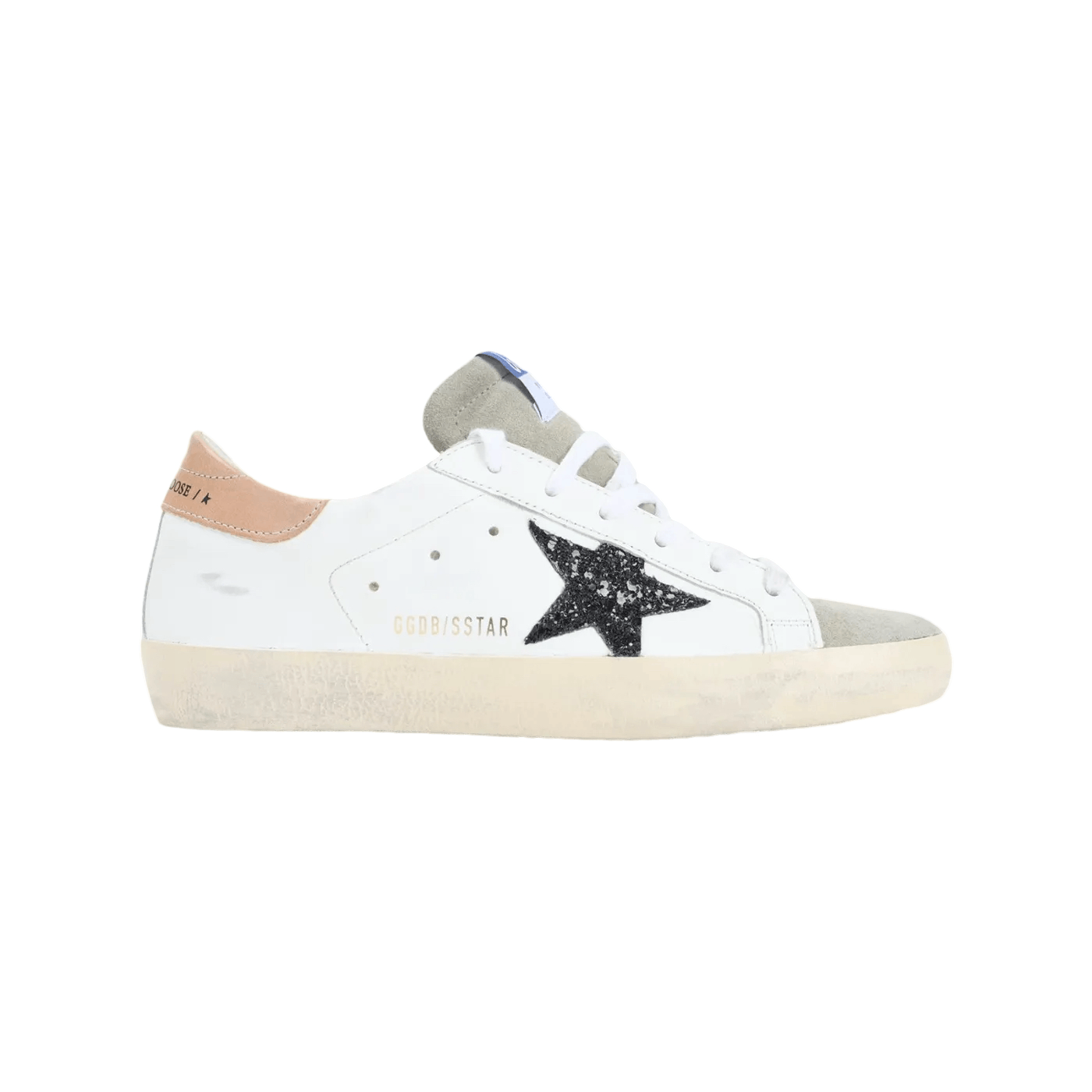 GOLDEN GOOSE Super-Star Women's White/Taupe Sneakers