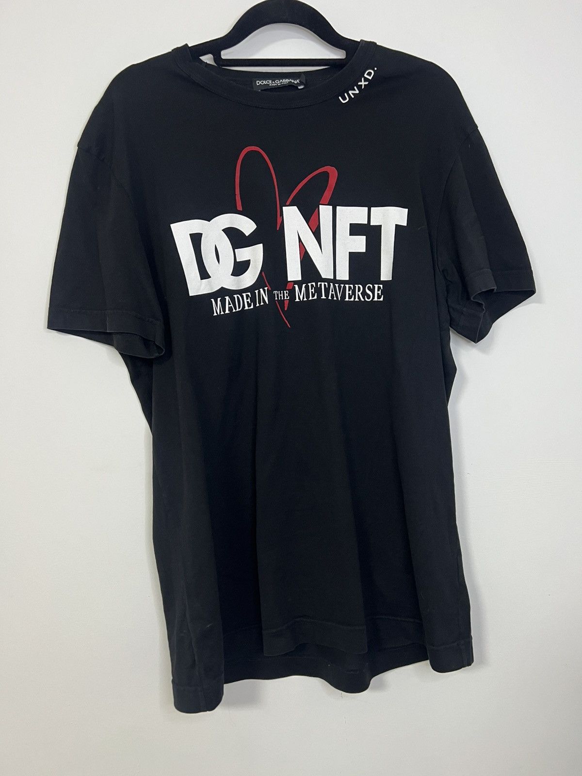 Dolce & Gabbana Dolce & Gabbana NFT t-shirt S black limited edition Size US S / EU 44-46 / 1 - 1 Thumbnail