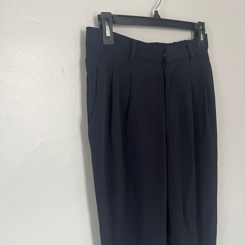 Uniqlo Uniqlo Women's Black Trousers XS Size 25" / US 0 / IT 36 - 2 Thumbnail