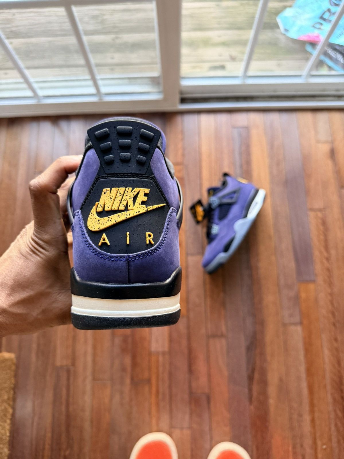 Nike Nike Jordan 4 Lakeshow - Lakers - Imperial Purple - Size 12 Size US 12 / EU 45 - 6 Thumbnail