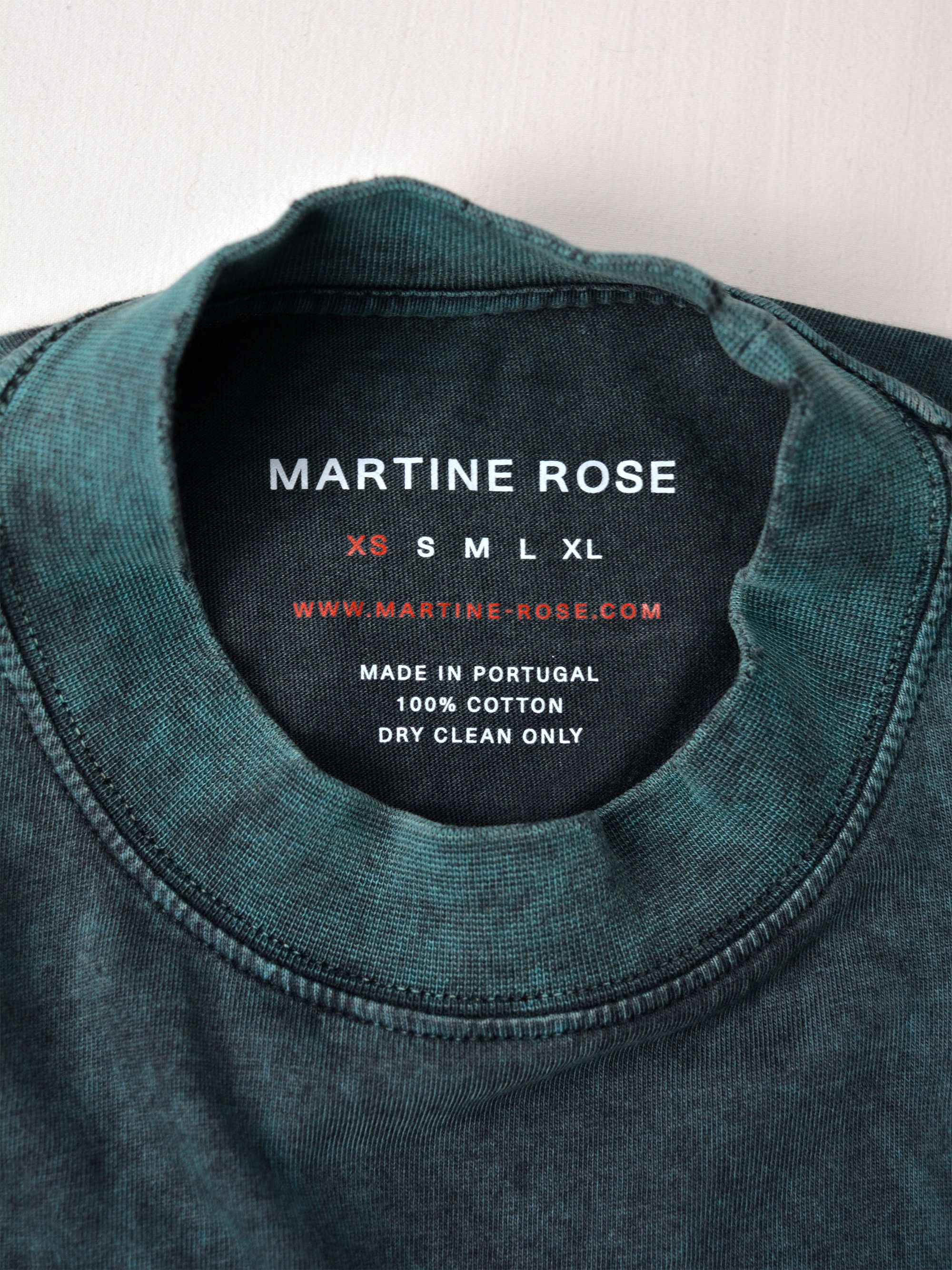 Martine Rose S/S 2019 - acid wash t-shirt Size US XS / EU 42 / 0 - 9 Thumbnail