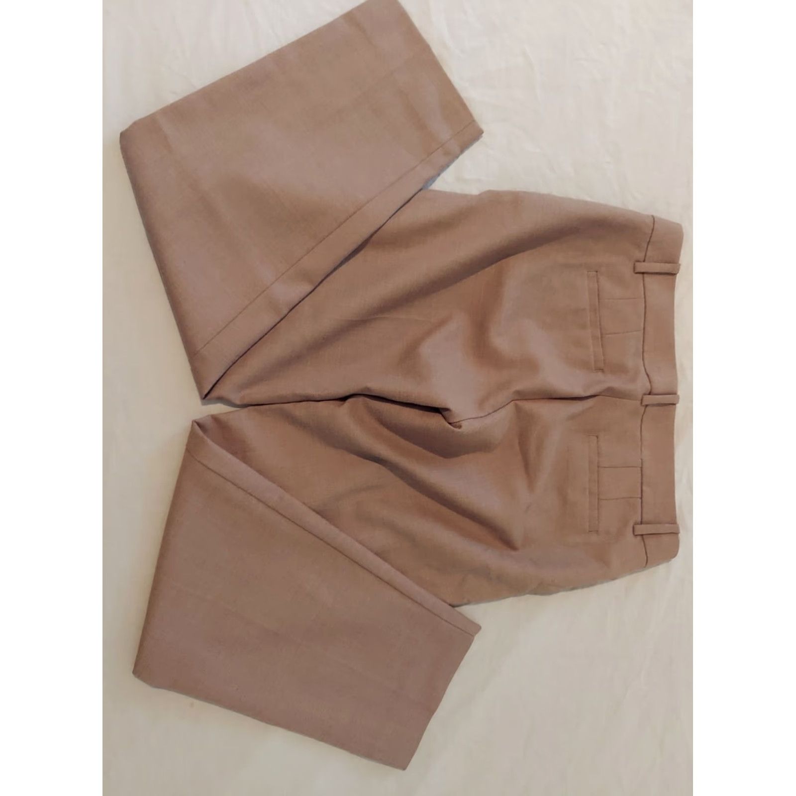 J.Crew J.CREW Dress Pants 2 Womens Beige Khaki Wool Chino Slacks Trouser Cotton Slack Size 26" / US 2 / IT 38 - 3 Thumbnail