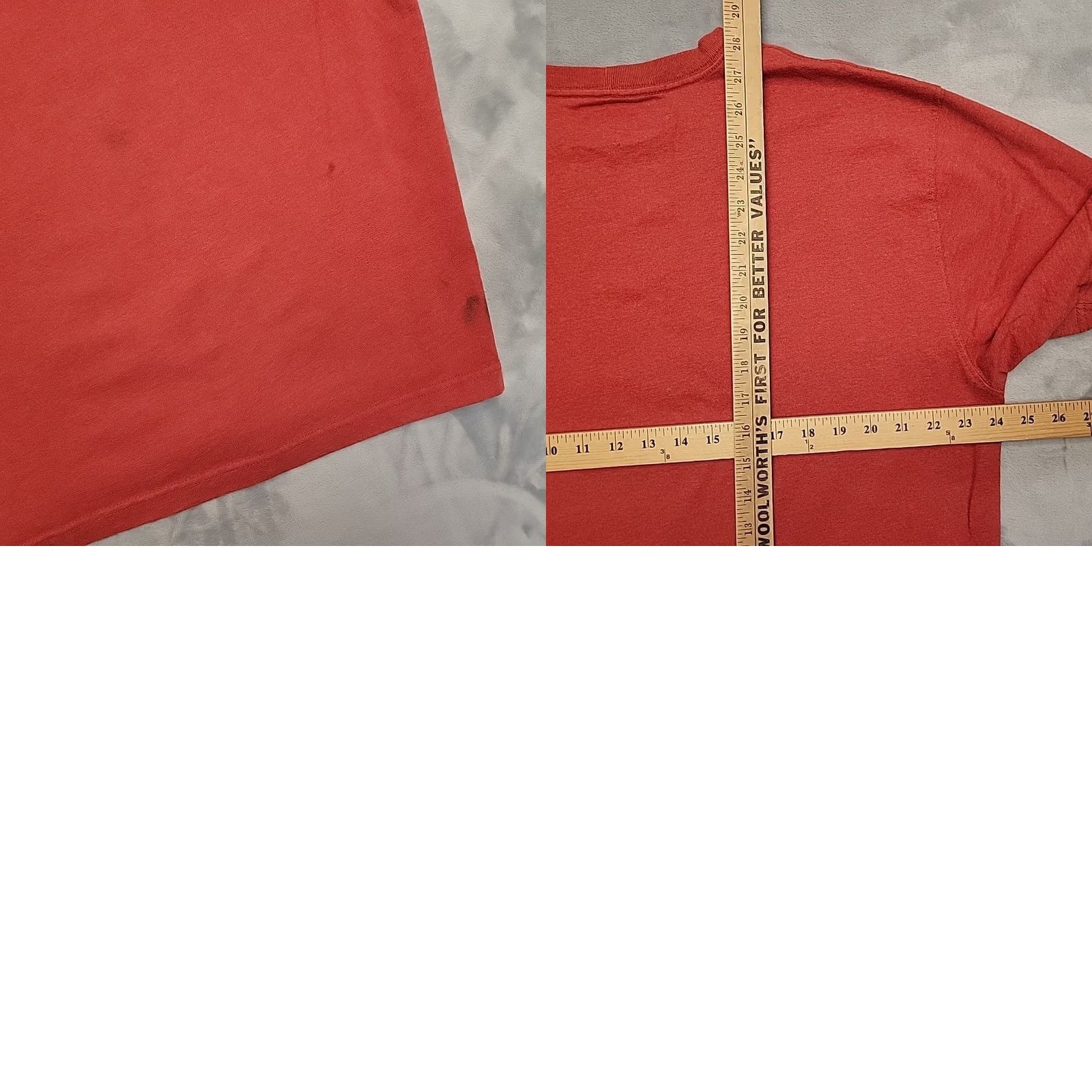 Carhartt Carhartt Shirt Men L Red Loose Fit Short Sleeve Crewneck Pocket TEE K87 Work Size US L / EU 52-54 / 3 - 8 Thumbnail
